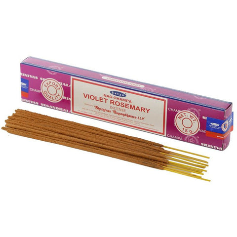 Violet Rosemary Incense Sticks by Satya
