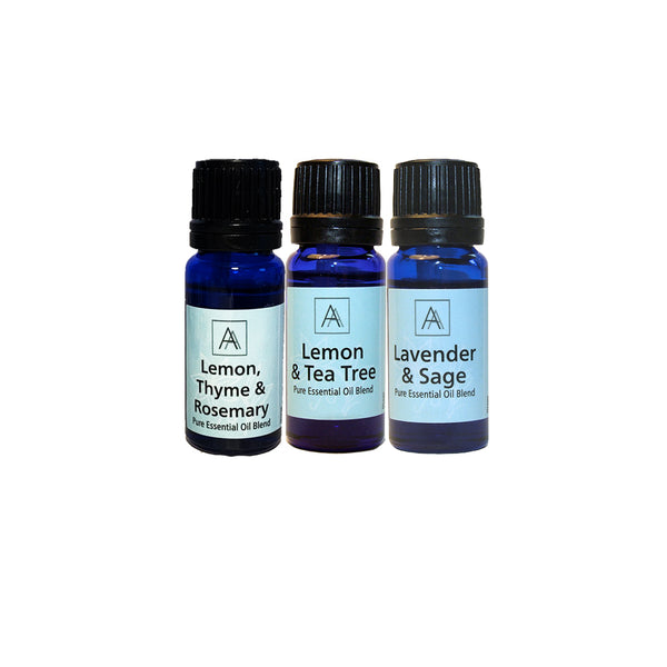 Lavender & Sage, Lemon & Tea Tree, Lemon, Thyme & Rosemary