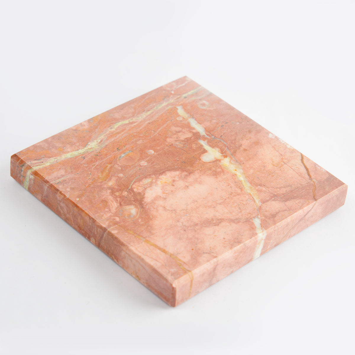 Pink Onyx Marble Coasters set of 4