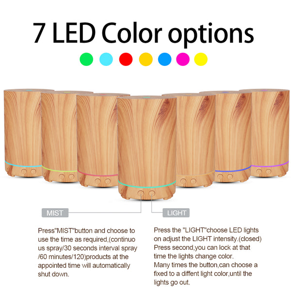 Wood Grain Effect Humidifier & Diffuser