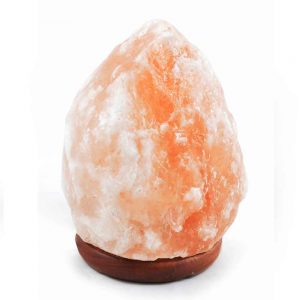 Himalayan Salt Lamp 2-3kg and 2 salt rock candles.