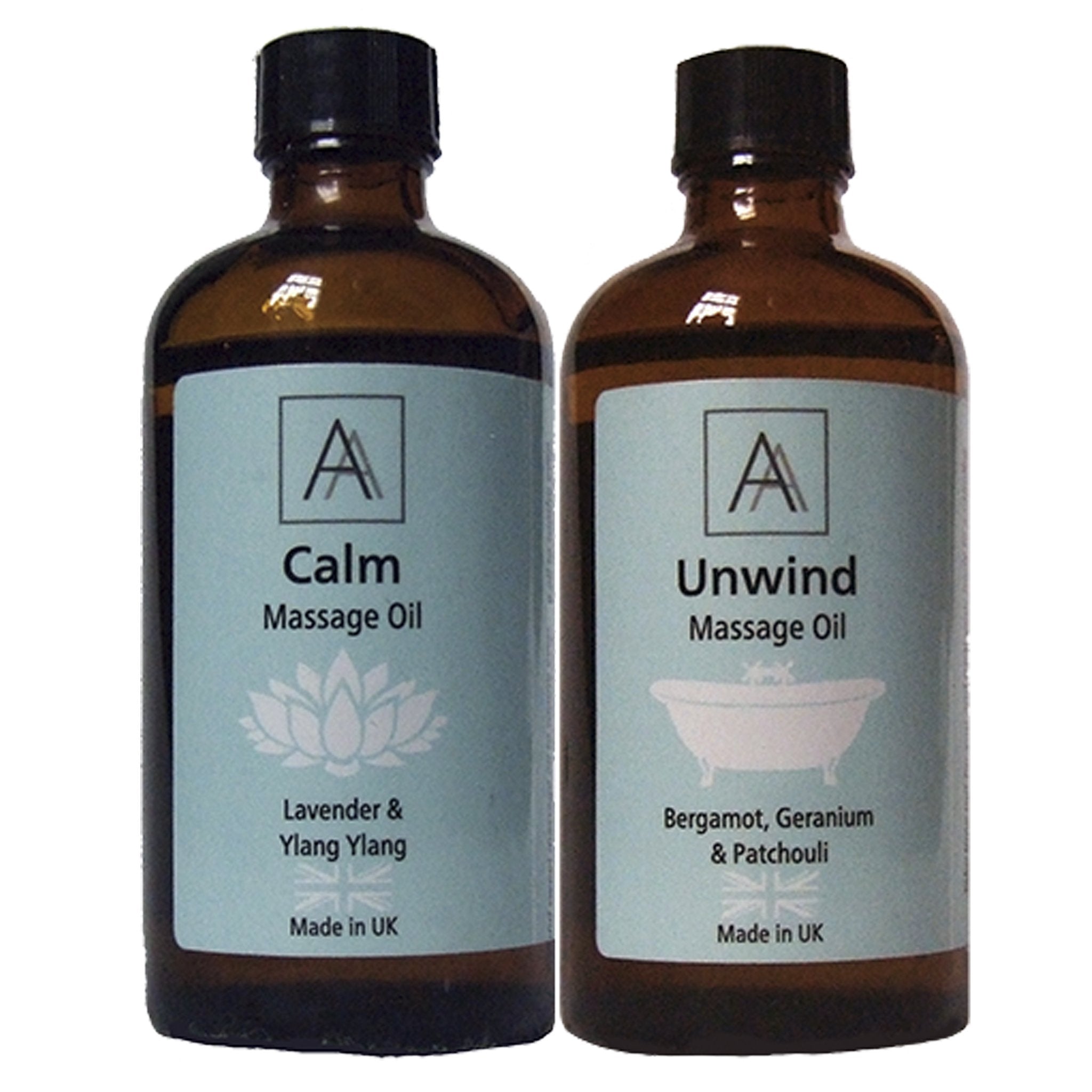 Calm and Unwind Massage Oils 