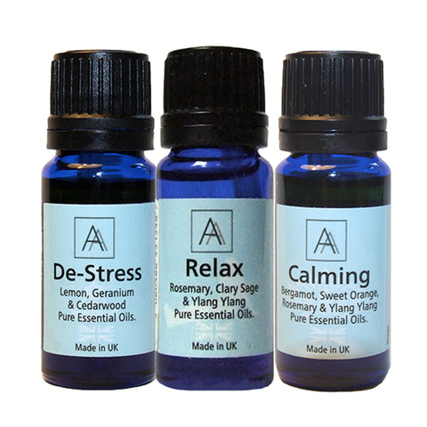 Calming, De-stress & Relax essential oils