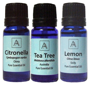 Citronella, Tea tree and Lemon
