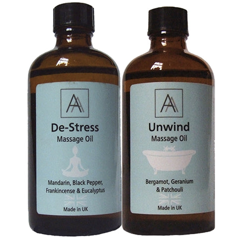 De-stress and Unwind Massage Oil's