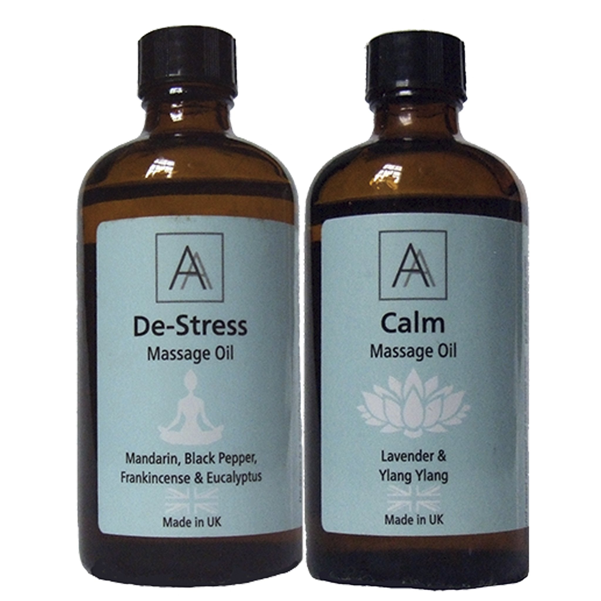 De-stress and Calm Massage Oil's