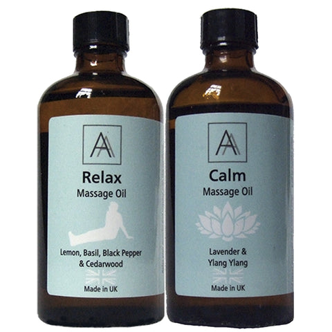 Relax and Calm Massage Oil's