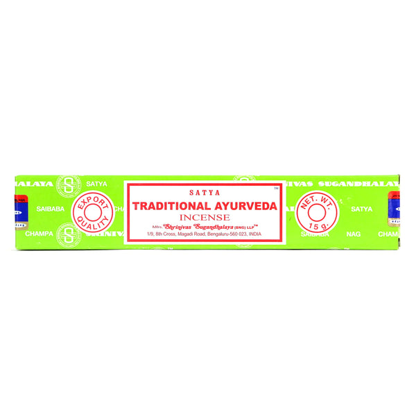 ▷Incienso TRADITIONAL AYURVEDA Sticks - Satya ॐ