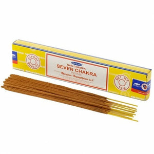 Seven Chakra Incense Sticks by Satya