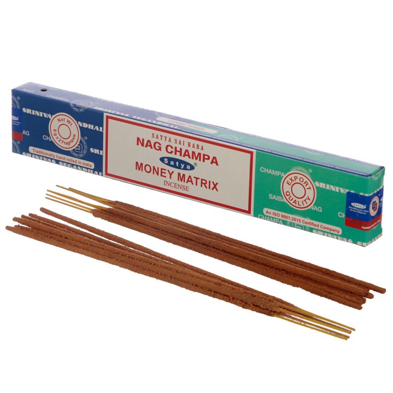 Money Matrix Nag Champa Incense Sticks by Satya