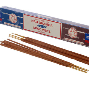 Nag Champa Good Vibes Incense Sticks by Satya